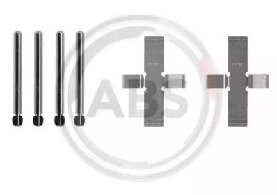 A.B.S. 0902Q Монтажний комплект гальмівних колодок