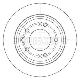 Borg & Beck BBD5450 Brake disc