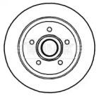 Borg & Beck BBD5840S Диск гальмівний Borg & Beck BBD5840S Диск гальмівний