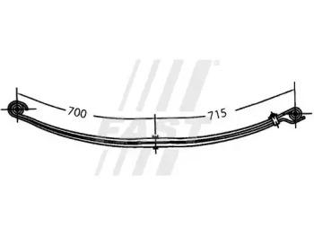 Fast FT13315 Spring rear