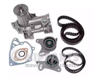 Nipparts N1160504 Комплект ременя ГРМ з водяним насосом і роликами