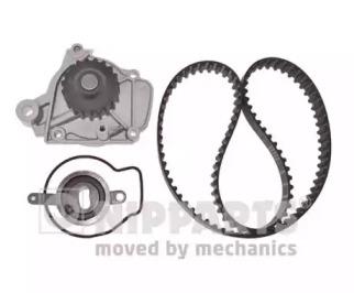 Nipparts N1164003 Комплект ременя ГРМ з водяним насосом і роликами