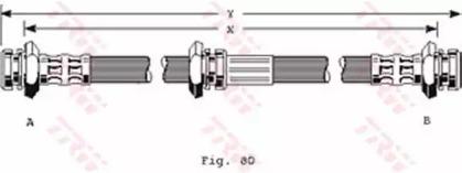 TRW PHA199 Шланг гальмівний TRW PHA199 Шланг гальмівний