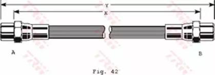TRW PHA290 Шланг тормозной TRW PHA290 Шланг тормозной