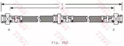TRW PHA366 Шланг гальмівний TRW PHA366 Шланг гальмівний