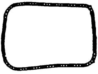 BGA OP3366 Gasket oil pan BGA OP3366 Gasket oil pan