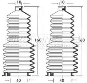 First Line/KeyParts FSG3103 Пыльник рулевой рейки First Line/KeyParts FSG3103 Пыльник рулевой рейки