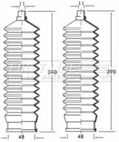 First Line/KeyParts FSG3211 Пильник рульової рейки