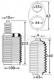 First Line/KeyParts FSG3218 Пильник рульової рейки First Line/KeyParts FSG3218 Пильник рульової рейки