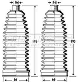 First Line/KeyParts FSG3277 Пильник рульової рейки First Line/KeyParts FSG3277 Пильник рульової рейки