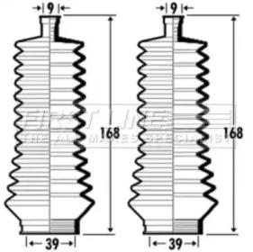 First Line/KeyParts FSG3358 Пыльник рулевой рейки First Line/KeyParts FSG3358 Пыльник рулевой рейки