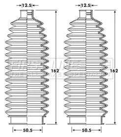 First Line/KeyParts FSG3410 Пыльник рулевой рейки First Line/KeyParts FSG3410 Пыльник рулевой рейки