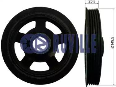 Ruville 518400 Шків колінвала Ruville 518400 Шків колінвала