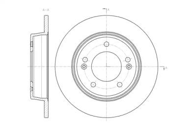 Remsa 61435.00 Диск гальмівний Remsa 61435.00 Диск гальмівний