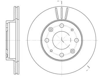 Remsa 6368.10 Диск тормозной Remsa 6368.10 Диск тормозной