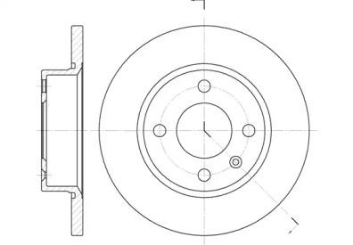 Remsa 6425.00 Brake disc Remsa 6425.00 Brake disc