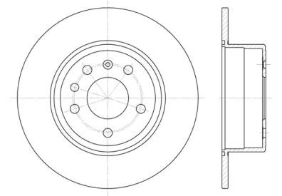 Remsa 6487.00 Brake disc