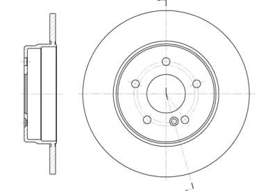 Remsa 6555.00 Диск гальмівний