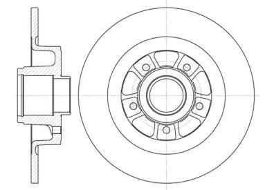 Remsa 6613.00 Brake disc Remsa 6613.00 Brake disc