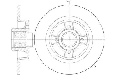 Remsa 6698.20 Диск гальмівний Remsa 6698.20 Диск гальмівний