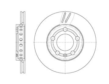 Remsa 6709.10 Диск гальмівний Remsa 6709.10 Диск гальмівний