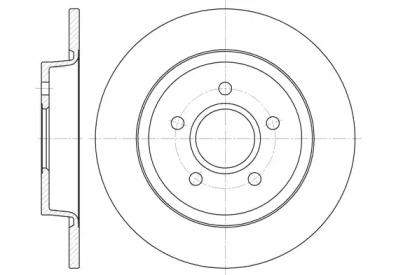Remsa 6712.00 Brake disc Remsa 6712.00 Brake disc