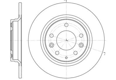 Remsa 6881.00 Brake disc Remsa 6881.00 Brake disc