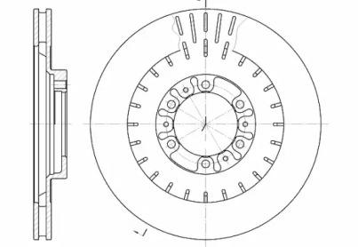 Remsa 6953.10 Диск гальмівний Remsa 6953.10 Диск гальмівний