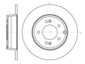 Remsa 6989.00 Диск гальмівний Remsa 6989.00 Диск гальмівний