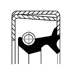 Corteco 12012696B Сальник ступицы