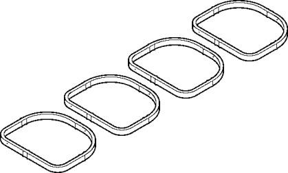 Elring 457.430 Gasket graphite Elring 457.430 Gasket graphite