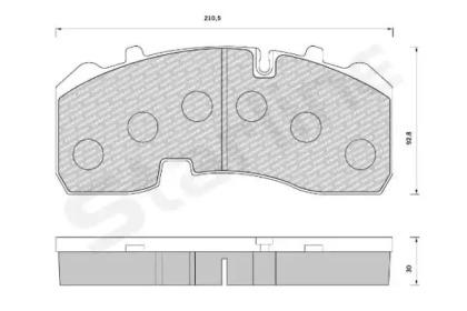 Starline BDT005 Brake pads