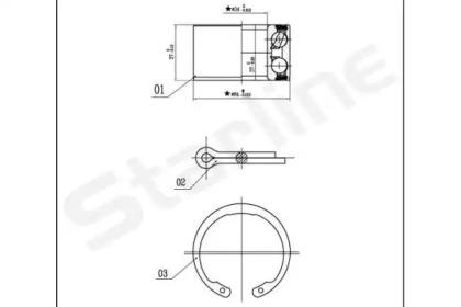 Starline LO00663 Wheel bearing Starline LO00663 Wheel bearing