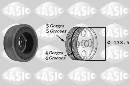 Sasic 9001804 Шкив коленвала