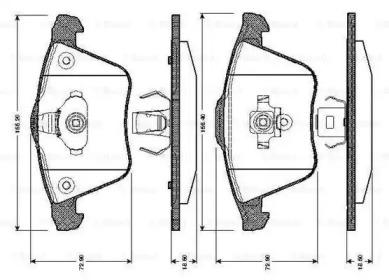 Bosch 0 986 TB2 850 Brake pads Bosch 0 986 TB2 850 Brake pads