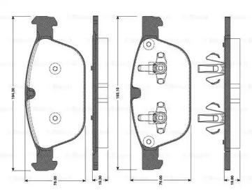 Bosch 0 986 TB3 095 Brake pads Bosch 0 986 TB3 095 Brake pads