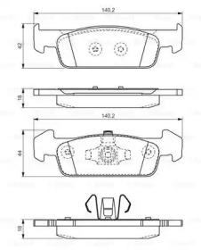Bosch 0 986 TB3 209 Brake pads Bosch 0 986 TB3 209 Brake pads