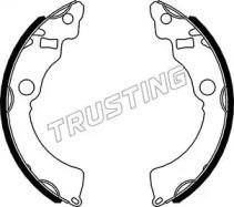 Trusting 111.255 Колодки гальмівні Trusting 111.255 Колодки гальмівні