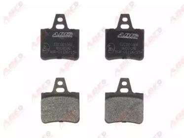 ABE C2C001ABE Колодки тормозные ABE C2C001ABE Колодки тормозные