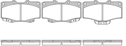 Roadhouse 2315.04 Колодки гальмівні Roadhouse 2315.04 Колодки гальмівні
