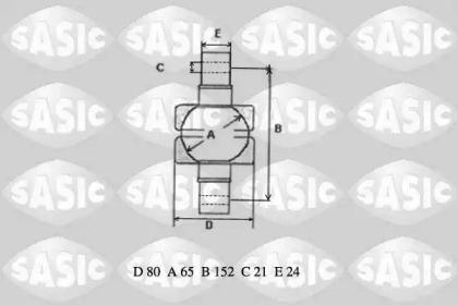 Sasic T773019 Комплект рычагов подвески