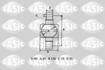 Sasic T777005 Комплект рычагов подвески
