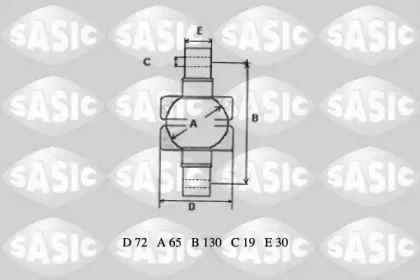Sasic T777007 Комплект важелів підвіски