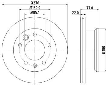 Mintex MDC1037C Brake disc Mintex MDC1037C Brake disc