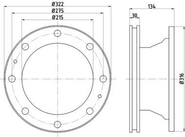 Mintex MDC1245 Диск тормозной Mintex MDC1245 Диск тормозной
