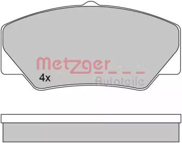 Metzger 1170599 Brake pads