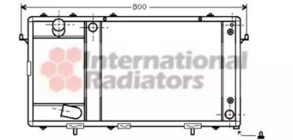 Van Wezel 02002123 Радіатор охолодження двигуна Van Wezel 02002123 Радіатор охолодження двигуна