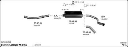IMASAF 539000021 Schalldaempfer IMASAF 539000021 Schalldaempfer