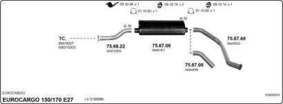 IMASAF 539000035 Schalldaempfer IMASAF 539000035 Schalldaempfer