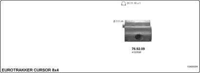 IMASAF 539000056 Schalldaempfer IMASAF 539000056 Schalldaempfer